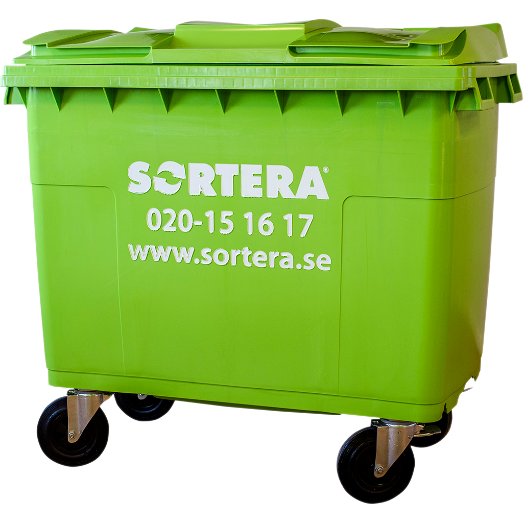 Stort kärl på hjul