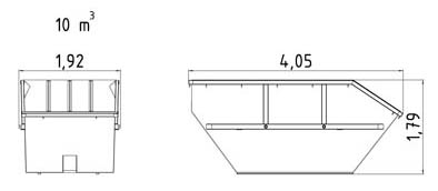 ritning på liftdumper 10m3