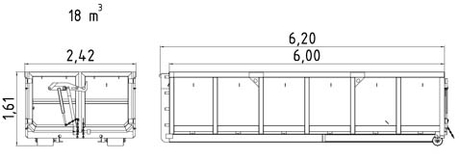 bild på ritning lastväxlare 18m3