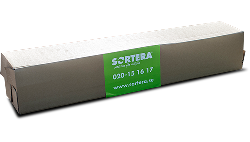 bild på lysrörskartong