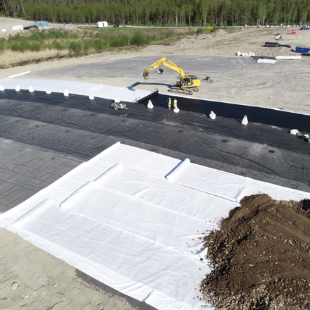 Sortera - sluttäckning av deponi