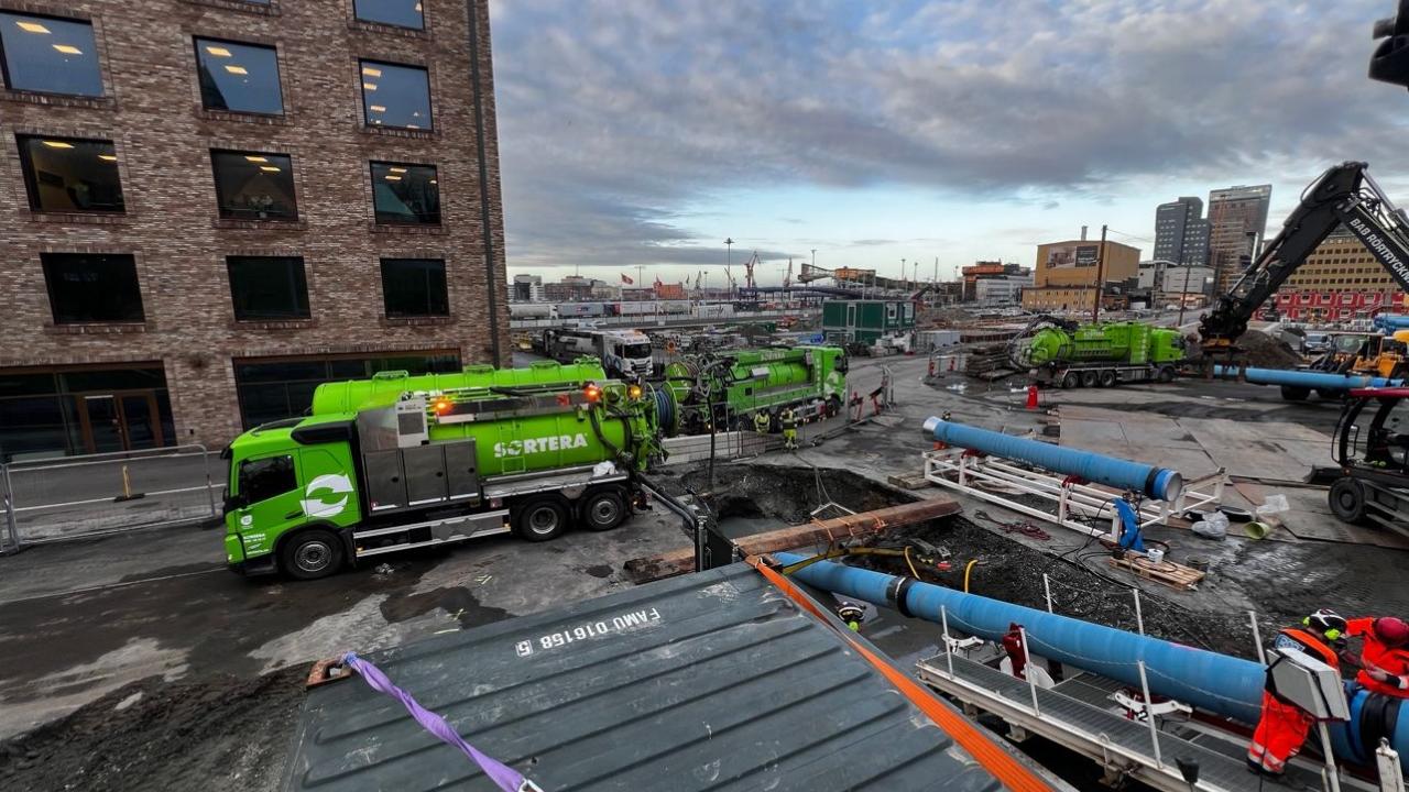 Sugbilar vid borrhål