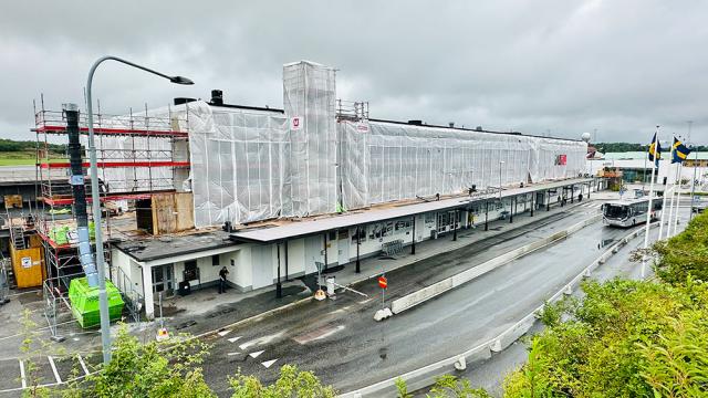 Byggnad under renovering