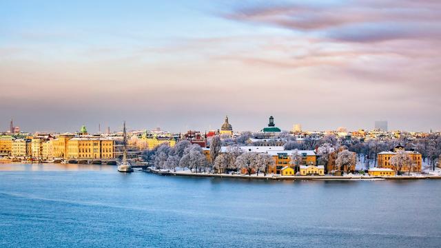 Stockholm i vinterskrud