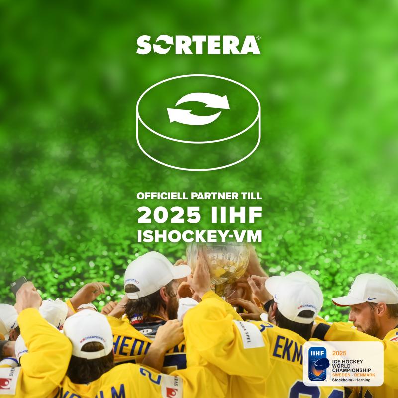 Hockeyspelare som firar