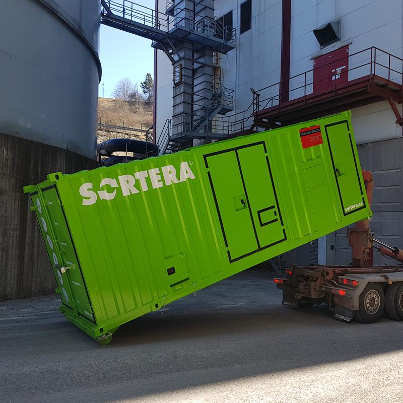 Sortera saneringsenhet