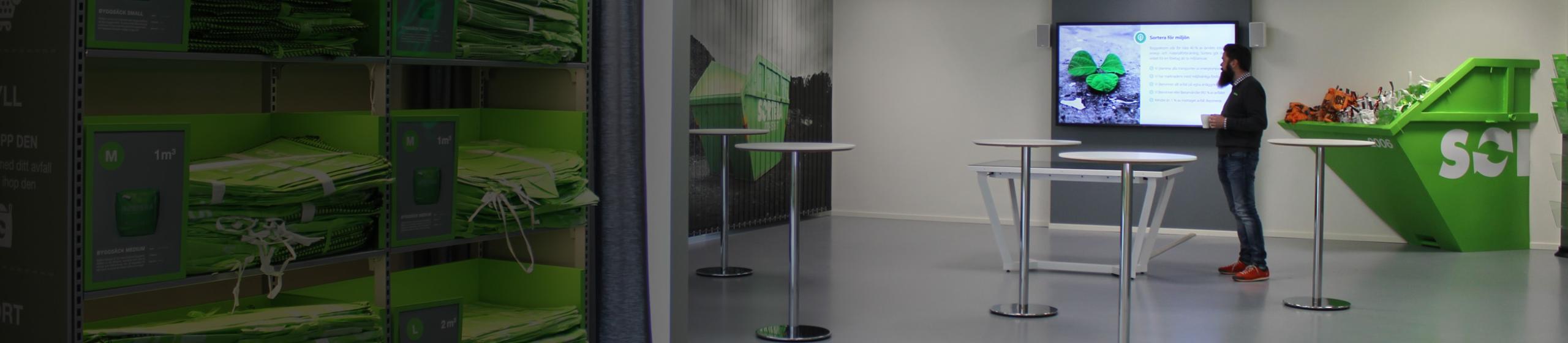 Showroom och utbildningscenter i Stockholm